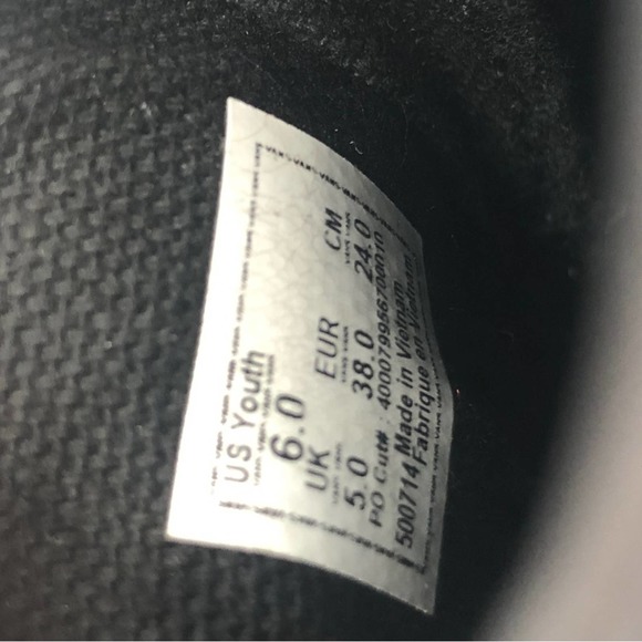 Vans Classic Old Skool Suede Sneakers Size 6 Youth Black White Skater Gum Sole - Picture 9 of 9